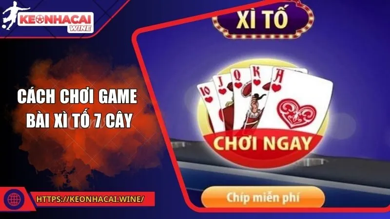 Cách chơi xì tố với 7 cây đơn giản tại Keonhacai