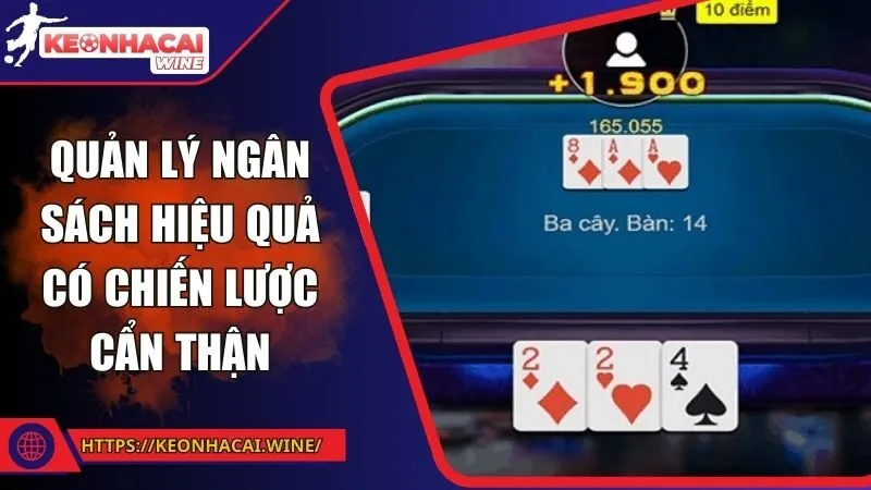 Quản lý ngân sách hiệu quả có chiến lược cẩn thận